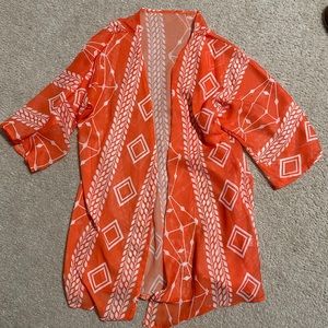 Amazon Bright Orange Kimono